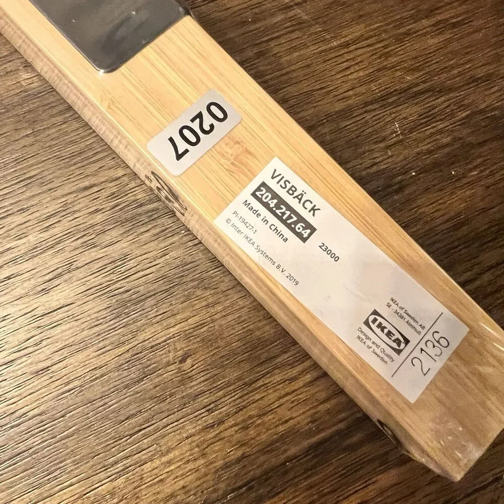 IKEA VISBACK VISBÄCK Poster Hanger Bamboo  24